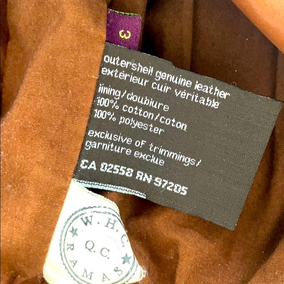 Stylish Brown Leather Jacket - Picture 3 of 4